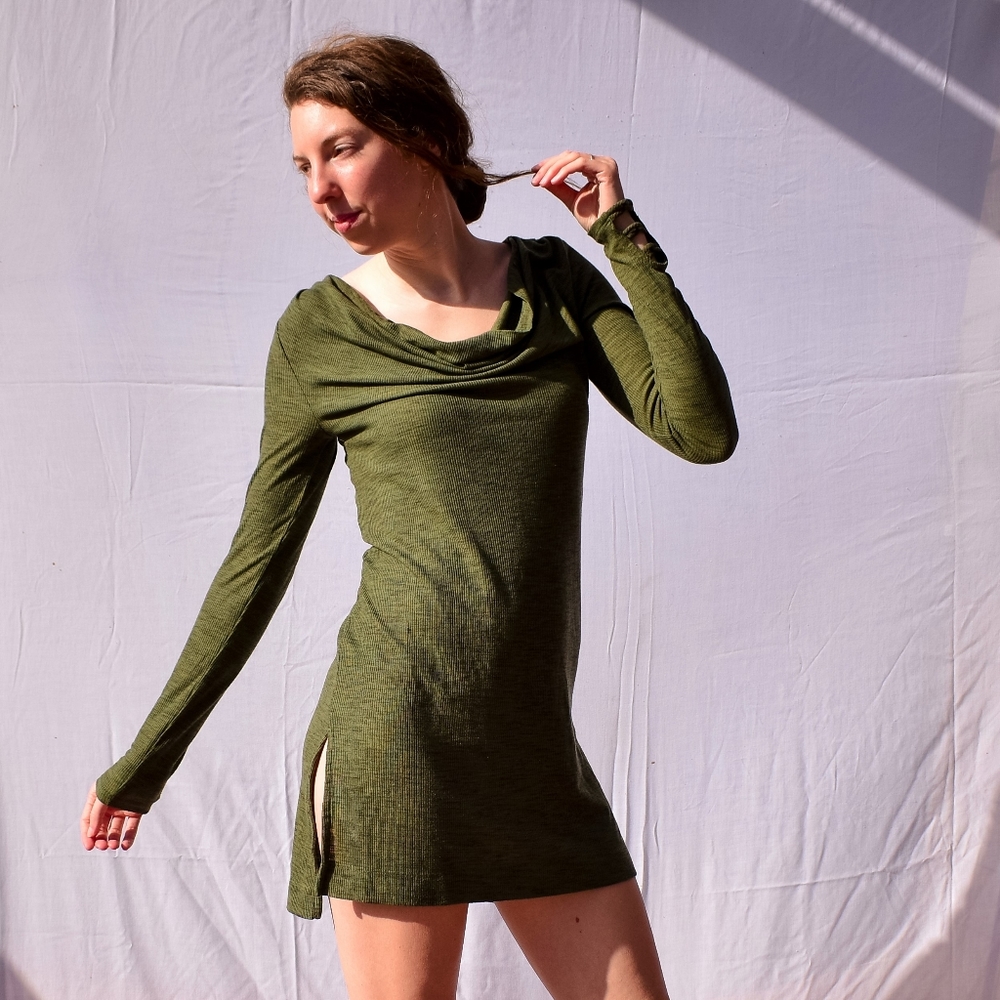 Anthropologie Olive Green Tunic